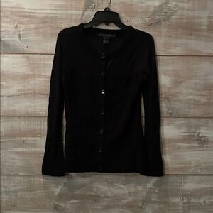 Marc Jacobs 100% cashmere Black Button-Up Cardigan size M